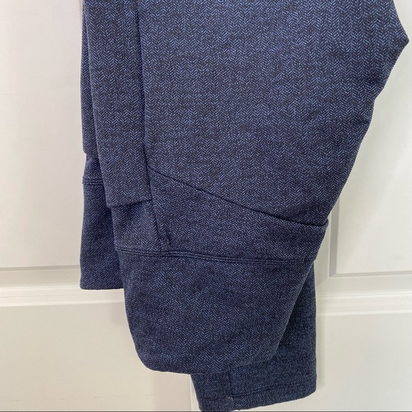 Athleta Leggings Small Herringbone Mercer Tight blue Black running women’s - Picture 11 of 14